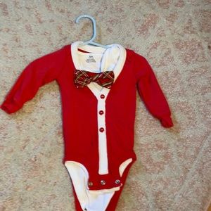 Christmas onesie (Carter’s brand but customized from Etsy) size 6 months